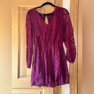 EUC Maurice’s lace romper.  Size Medium